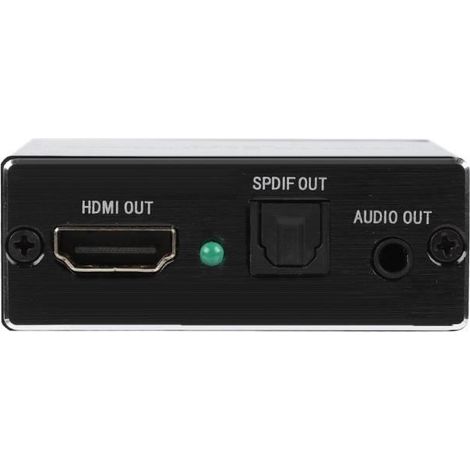 Convertisseur d\'extracteur de séparateur audio HDMI 4K 2K HDMI vers HDMI + SPDIF + sortie audio 3,5 mm-HEN (1/4)