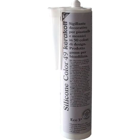 Silicone sigillante decorativo piastrelle mosaici giunture fughe colorato 310 ml colore- n 49 - confezione 1