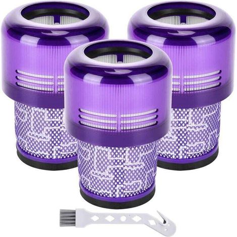 Ersatzfilter, 3er-Pack für Dyson V11 Absolute Extra Pro Animal Torque Drive V15 Detect Staubsauger (1/4)