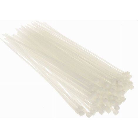 Set 100 Stück Fascette Serracavo Autobloccanti aus Nylon Bianco 4,8 x 200 mm 48-200-b (1/4)