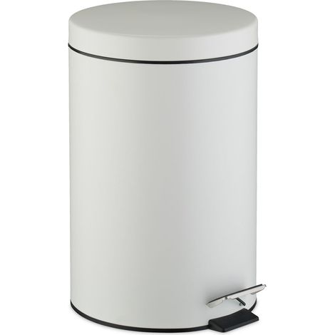 Cubo de basura de cocina con pedal, 20 L - Eliminación de residuos manos libres