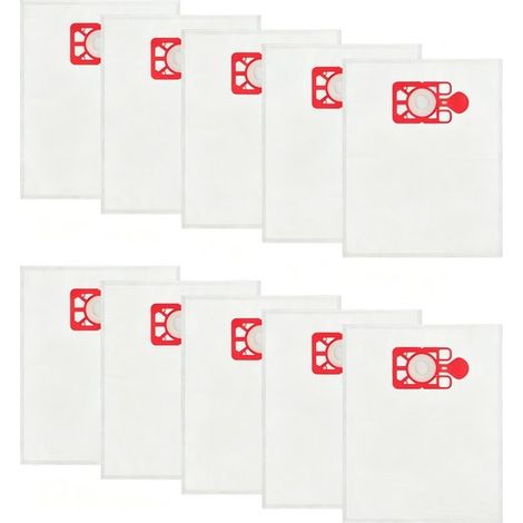 Numatic 604015 10x Staubsaugerbeutel - Sacs à poussière en microfibre - convient pour Numatic Henry, Hetty, James, PPR-240, 604015 Hepa-Flo - 10 pièces - Filtration extra forte et élevée grâce à 5 cou (1/5)