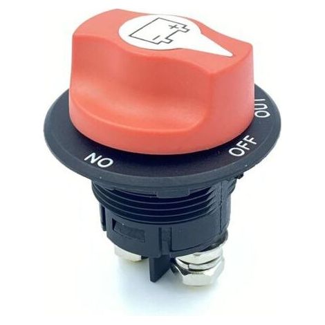 Coupe circuit de batterie 12V – Interrupteur de déconnexion 100A – Protection contre l'abrasion – Housse imperméable – Pour véhicules et bateaux (1/5)