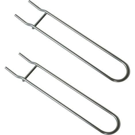 2 pcs Lève-Grille en Acier Inoxydable Levier de Grille de Barbecue poignées Grille de Barbecue soulever Facilement grilles Chaudes Sales Accessoires de Barbecue Barbecue Lifter Grille (1/4)