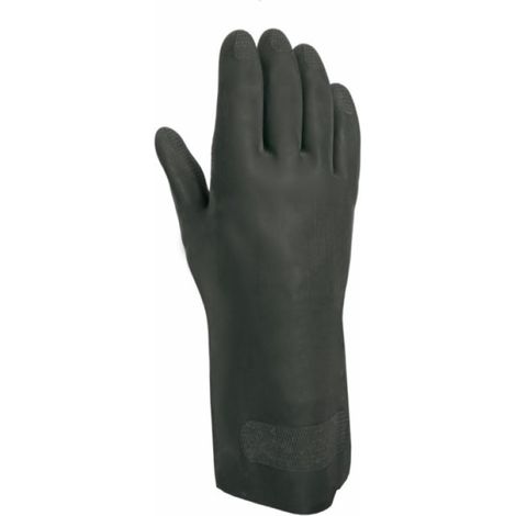 Guante  Quimico S7 Flocado 921 Neopreno Negro Juba (1/5)