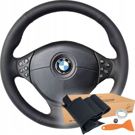 FUNDA DE VOLANTE PARA BMW M SPORT 3 E36 5 E39 7 E38 8 E31 M3 M5 (1/5)