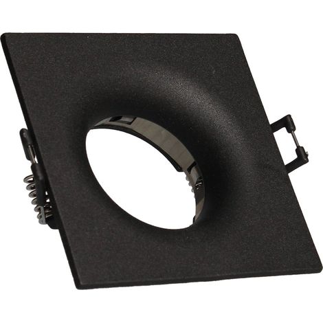 COBALT Einbaustrahler - GU10/35Wmax/Abm.88x88/Schwarz Arlux Lighting