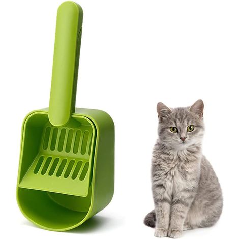 Pelle à litière pour chat durable, outil de nettoyage pour bac à litière, accessoire pratique pour animaux (1/5)