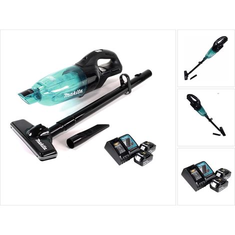 Makita DCL281 FRFB Aspirateur sans fil 18V + 2x batterie 3,0Ah + chargeur (1/5)