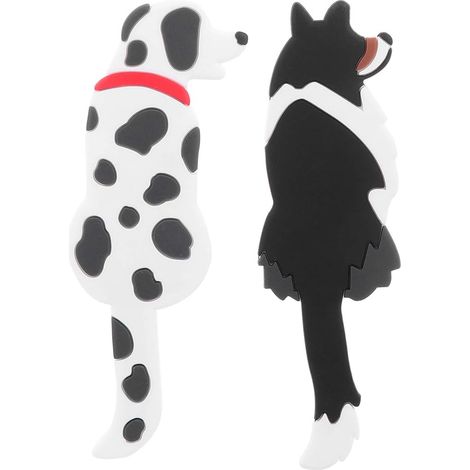Sacs rangement magnétiques flexibles, 2 pièces en silicone, Niedliche Cartoon Tiere (1/5)