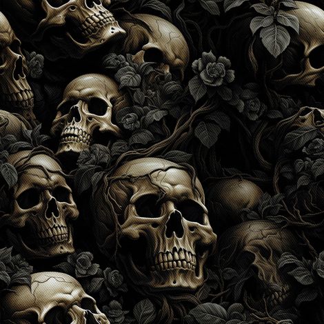 Tela decorativa para exteriores Oxford - Motivo de calavera I DX4277 (1/5)