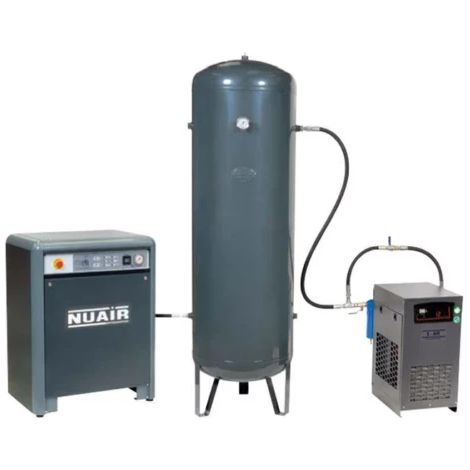 Compresseur d'air insonorisé 10 CV 500 L 13 bar sécheur NUAIR (1/2)