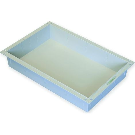 GIMA 27925 Plastica Vaschetta, 60 cm Lunghezza x 40 cm Larghezza x 10 cm Altezza