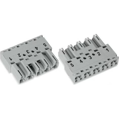 Wago 770-255 Connecteur m‚le - 5 pôles - Cod. B