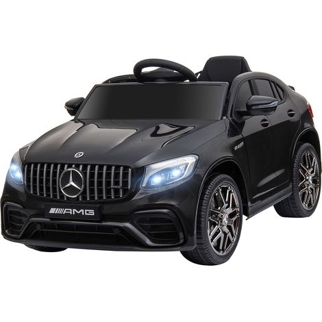 Macchina Elettrica per Bambini 12V con Licenza Mercedes GLA 45 AMG Nera (1/5)