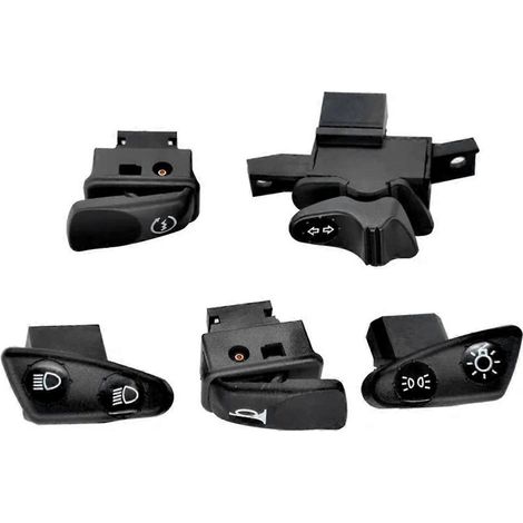 Bouton de commande de klaxon et clignotant pour moto (1/4)