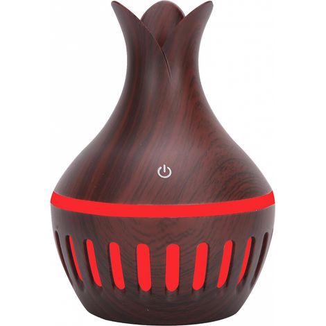 BEBUSINGOTO Humidificateur d'air Mini Vase à Fleurs Diffuseur d'Arômes Portable USB 300 ml (1/5)