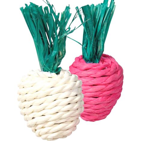 Fraises mignonnes - jouet pour pattes de perroquets de grande et moyenne taille, 2 pièces (1/5)