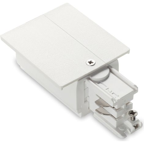 Kit Connettore Da Incasso Principale E Sinistro On-Off Link Alluminio Bianco (1/2)
