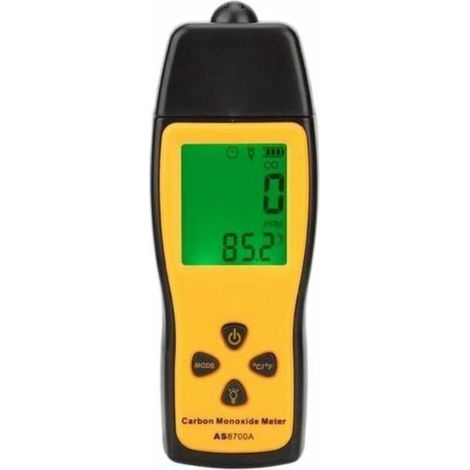 Détecteurs de monoxyde de Carbone, détecteur de monoxyde de Carbone Portable Moniteur de gaz CO de Haute précision avec écran LCD Clair (1/5)
