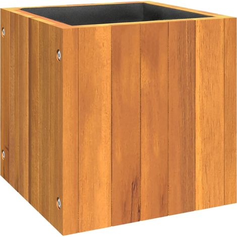Maison Exclusive - Pflanzkübel 25x25x25 cm Massivholz Akazie
