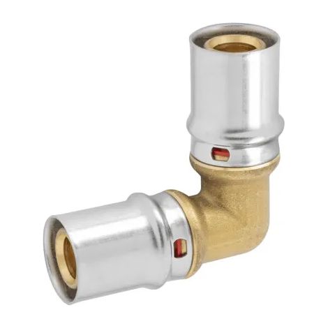 Raccordo curvo a pressare Ø20x2 mod. AP151 APE RACCORDERIA