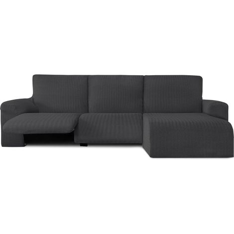 Housse De Canapé M/0 Ch. Longue Relax Premium Jaz Droite C/16 Bras Court (1/5)