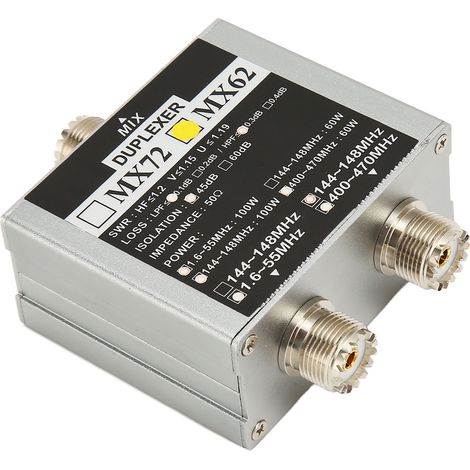 Combineur d'antennes VHF/UHF/HF ondes courtes, duplexeur pour station de transit à 3 bandes (1/5)