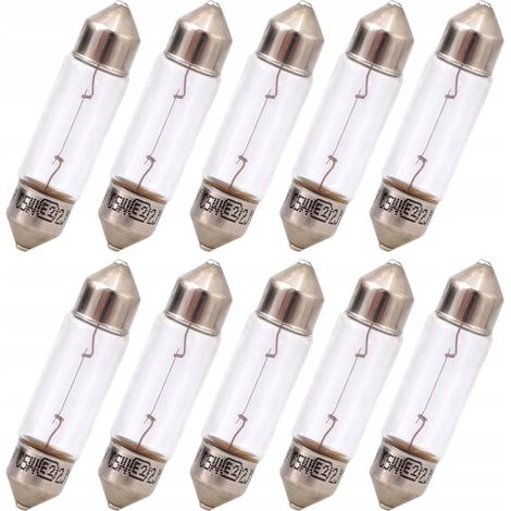 Bombilla tubular C5W C10W de 36 mm y 12 V SV8 para luz interior de matrícula (1/5)