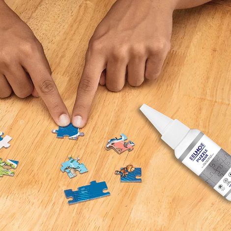 30 ml transparenter Puzzlekleber + Rakel für Puzzlezubehör, Klebstoffflüssigkeit für Puzzles (1/4)