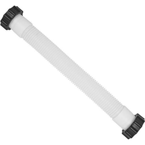 1 Tuyau de raccordement, Polyéthylène, Blanc, 40,6 cm, Pour pompe de filtre à sable (1/5)