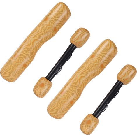 Lot de 2 bouées gonflables imitation bois pour piscine, jeux aquatiques en forme de rondins, pour adultes et enfants.
