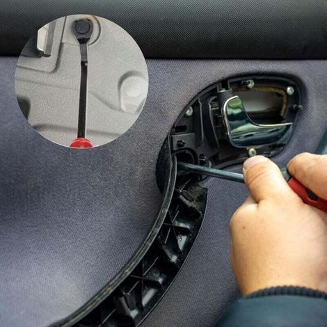 100 pezzi di clip a rivetto in plastica universali per parafanghi, clip per auto, elementi di fissaggio per paraurti, kit di ricambio per clip a rivetto, viti di espansione con strumenti per la rimozi (1/3)