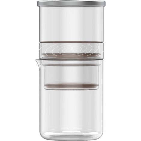 Cafetière à infusion à froid - Cafetière à infusion à froid en verre de 300 ml pour thé glacé et café (1/5)