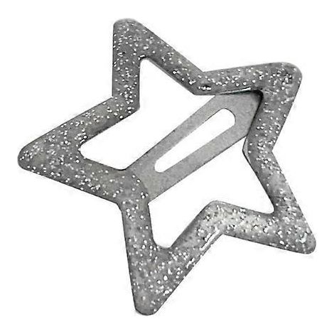 Pince à cheveux brillante en forme de pentagramme, barrette glamour pour mariée, accessoire Y2K pour coiffure tendance. (1/4)