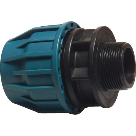 Raccord de serrage à visser PE 40 mm x 1 1/4'' F/FM (1/2)