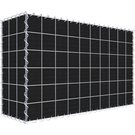 Gabiondeco - Gabion a végétaliser avec toile non-tissée 100 cm x 60 cm x 30 cm (L x H x P). maille 10 cm x 10 cm. spirale - Made in Germany (1/3)