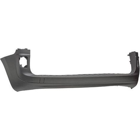 Pare-choc arrière noir avec moulures Renault Kangoo 2 depuis 2008