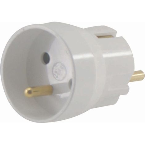 L'Ebenoid – Adaptateur électrique voyage France Allemagne 16A – Prise Schuko – Tension 230V – Norme CE – Garantie 2 ans