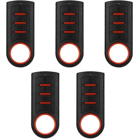 Télécommande universelle 433 MHz pour porte de garage, 4 boutons, avec fonction de copie. (1/5)