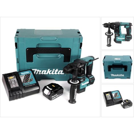 Makita DHR 171 RT1J Tassellatore a batteria 18V SDS Plus + 1x Batteria 5,0Ah + Caricatore + Valigetta Makpac (1/5)