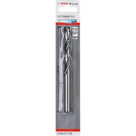 Broca para metal HSS-RPointTeQ DIN338 11.0x94x142 BOSCH 2608577175