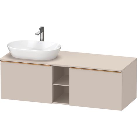 Lavabo consola Duravit D-Neo, suspendido (recortable a la (1/2)