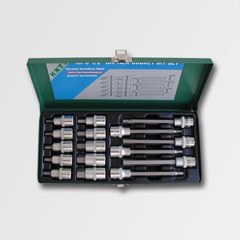 Llave Allen 1/2" Honiton, modelo 16 piezas, ideal para trabajos de precisión, alta durabilidad, diseño ergonómico y versátil para aplicaciones de mecánica y reparaciones.