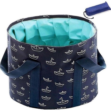 Faltbarer Eimer zum Füßebaden, tragbare Fußbadewanne für Reisen, tragbares Fußbadebecken, Outdoor-Camping (1/5)