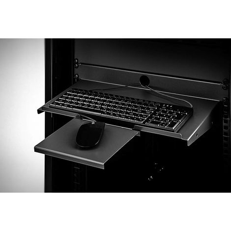 [NEUWERTIG] B-Ware Netzwerkschrank Geräteboden Schranktiefe: Ab 300 Mm Schwarz Renkforce