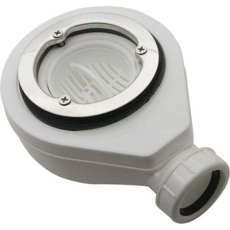 Bonde horizontale sans capot Ø90 DONA pour receveurs de douche