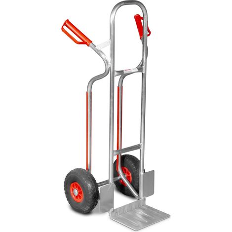 Mw Tools – Diable en aluminium 250kg – Roues pleines caoutchouc – Pour transport objets lourds – SHC04250A