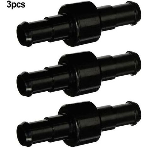 Boostez votre nettoyeur de piscine avec le tuyau pivotant à roulement à billes noir D20 (3 pièces) (1/5)