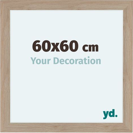 yd. - Cadre photo 60x60 - Chene Clair - MDF - Como (1/5)
